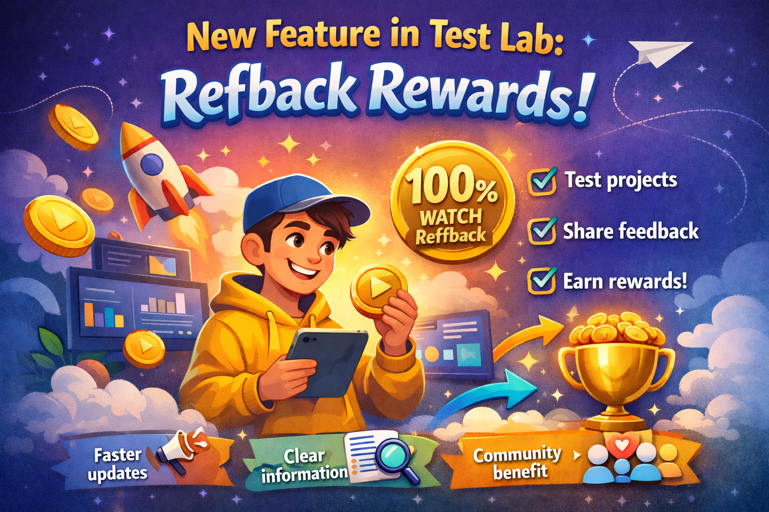 🚀 New Feature in Test Lab: Refback Rewards